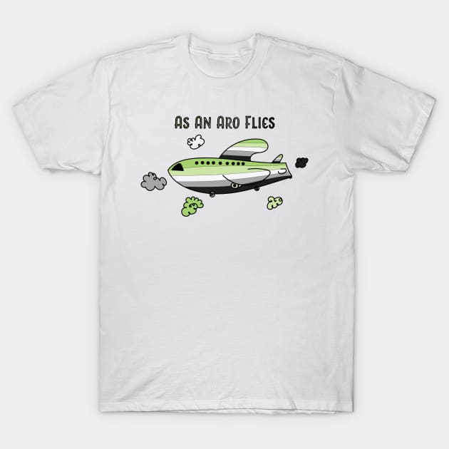 As An Aro Flies T-Shirt by BiOurPride